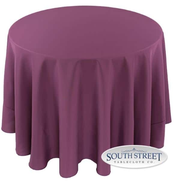 Image of Polyester Claret Table Linens