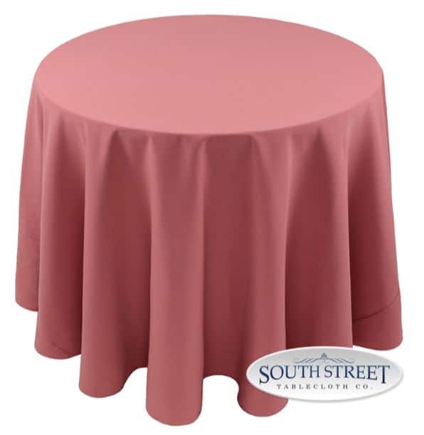 Image of Polyester Dusty Rose Table Linens