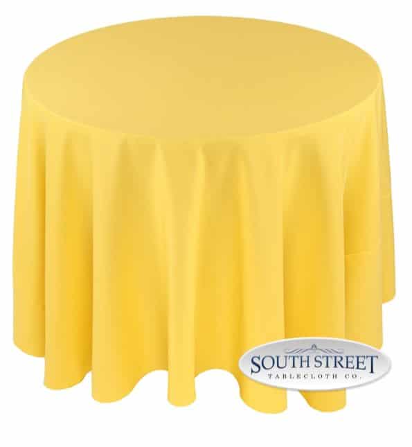 Image of Polyester Lemon Table Linens