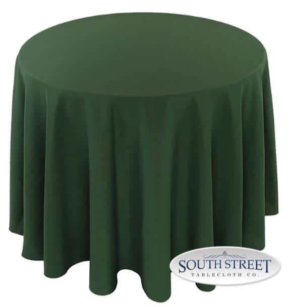 Image of Polyester Moss Table Linens