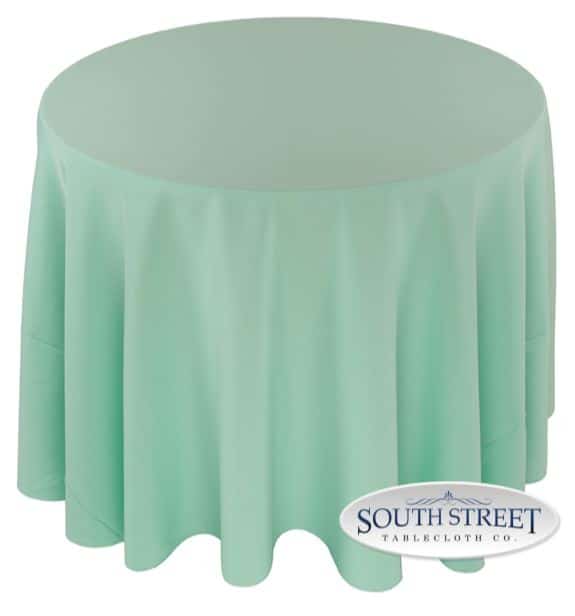 Image of Polyester Pistachio Table Linens