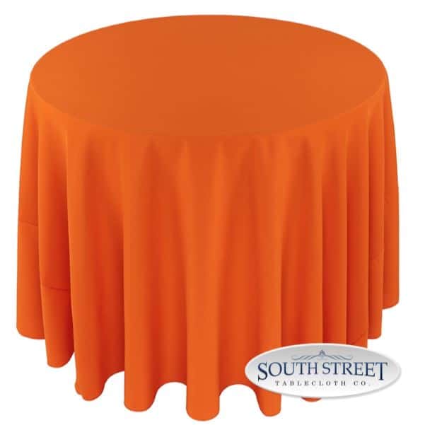 Image of Polyester Pumpkin Table Linens