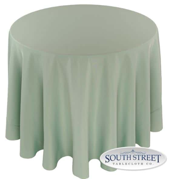 Image of Polyester Seafoam Table Linens
