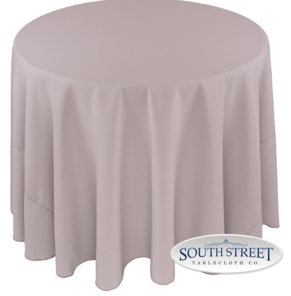 Image of Polyester Silver Table Linens