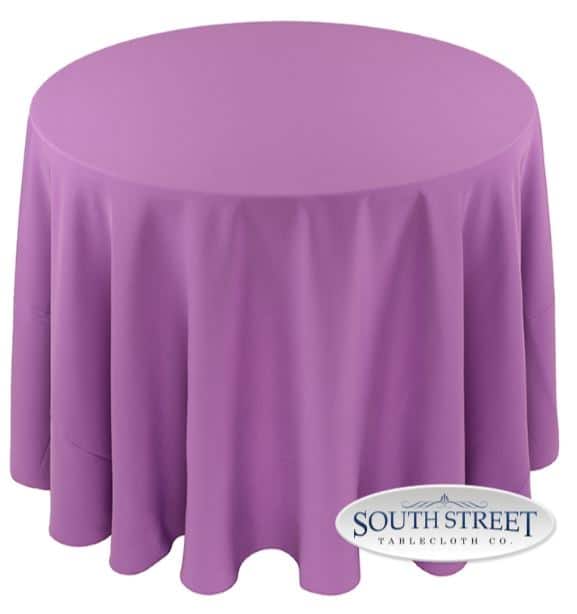 Image of Polyester Violet Color Table Linens
